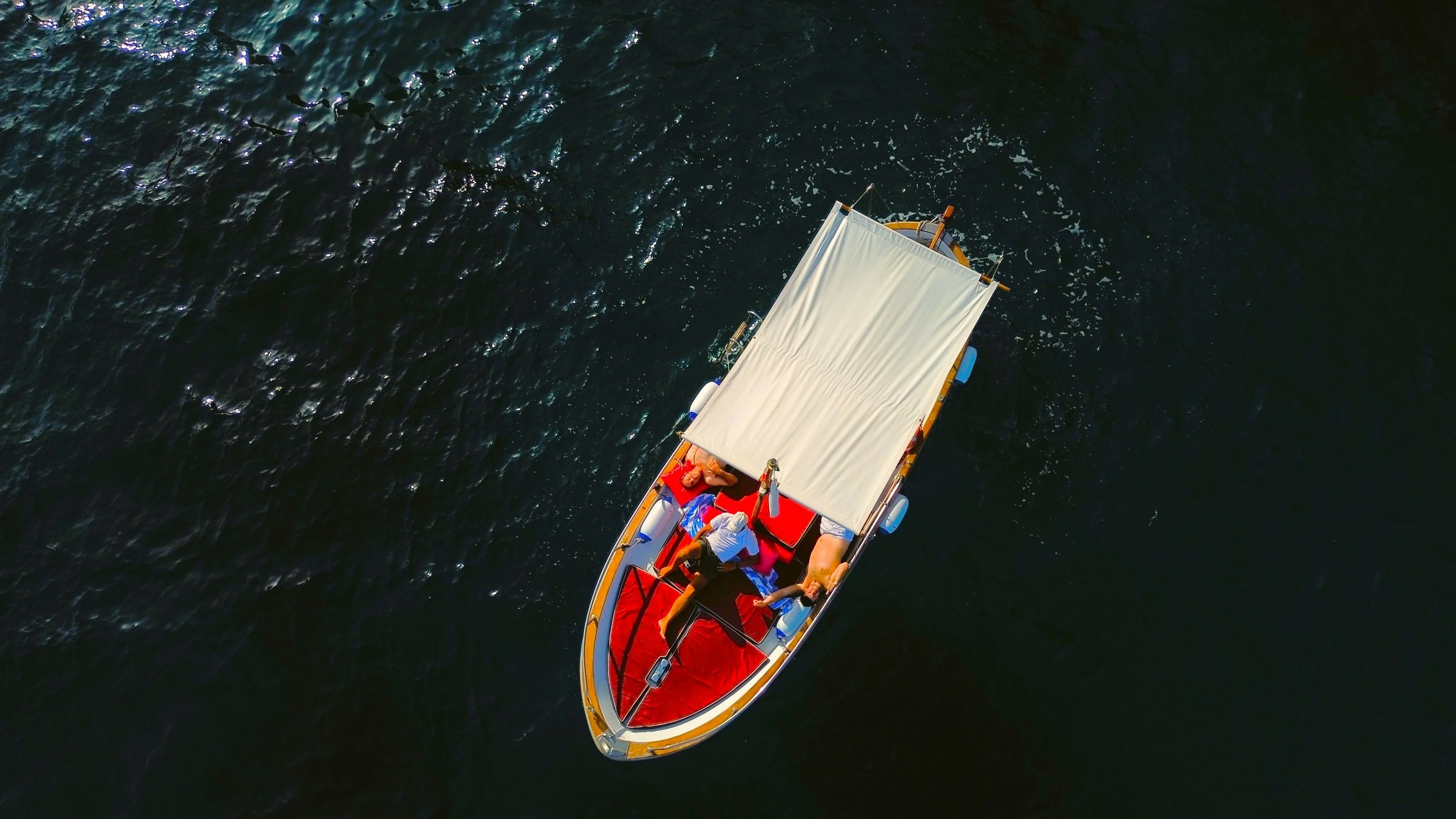 Explore Marina Grande on a 7.5m Nautica Esposito 7.40 Positano Open Motor Boat Rental