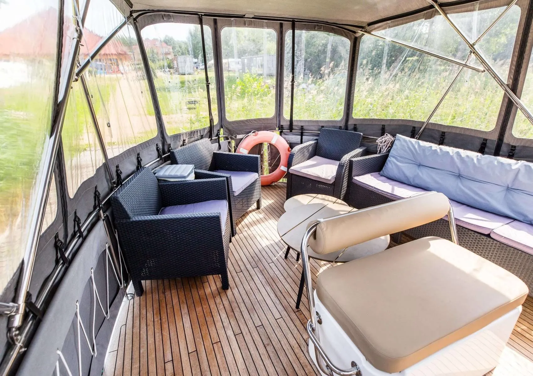 Explore Gizycko on a 12.7m Rental Boat