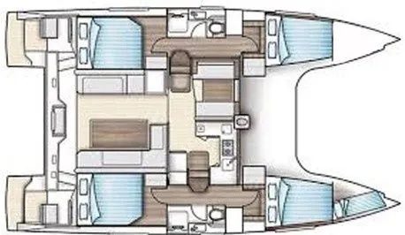 Rent a 11.98m Nautitech 40 Catamaran in Cagliari