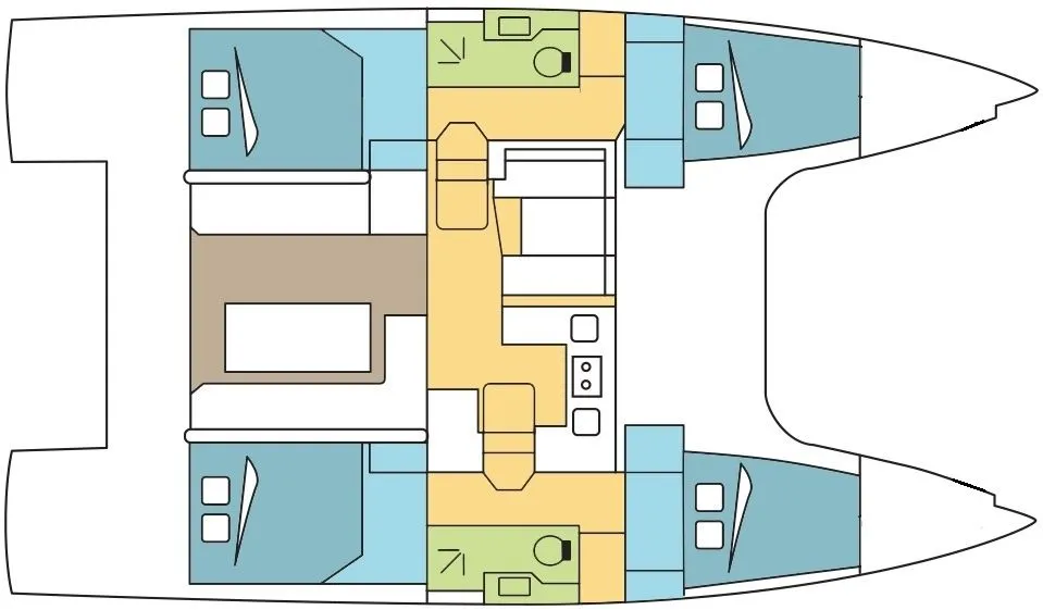 La Savina Kiralık Nautitech 40 12m Katamaran