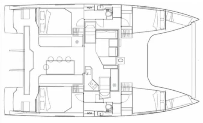 Rent a 11.98m 6 Cabin Catamaran in Tropea