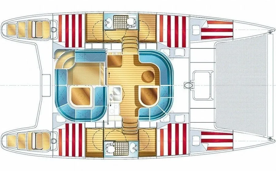 11.98m Balatonkenese Catamaran Nautitech 40 Hire