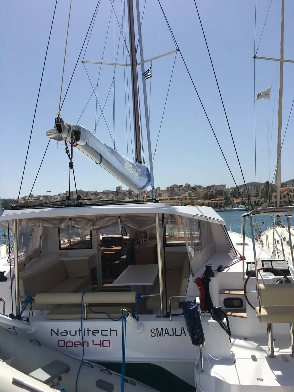 Rent a 11.99m 6 Cabin Catamaran in Elliniko