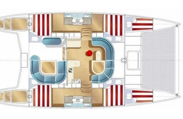 Explore Agios Nikolaos on a 13.47m Rental Catamaran Nautitech 44
