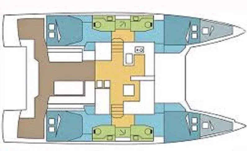 13.79m Biograd na Moru Catamaran Nautitech 46 Fly Hire