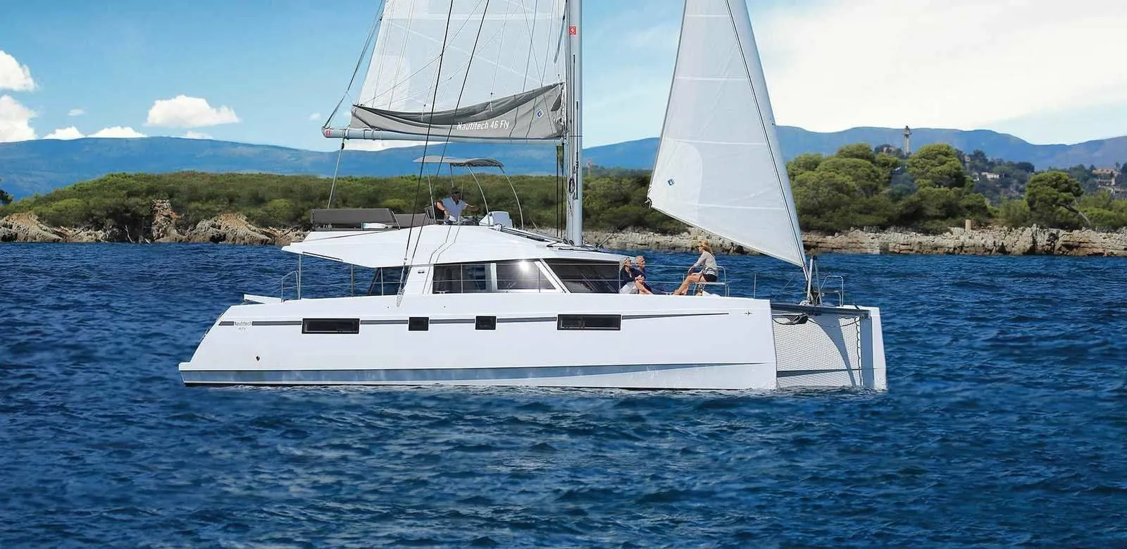 Explore Roses on a 13.91m 6 Cabin Catamaran Rental