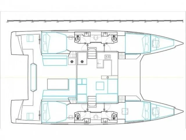 Charter a 13.7m Catamaran Nautitech 46 Fly in Golfo Aranci