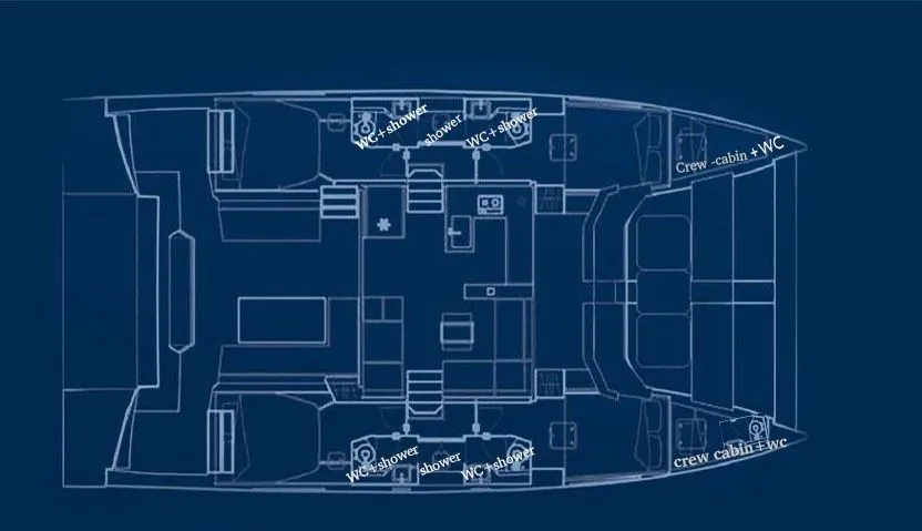 Charter a 14.5m Power Catamaran in Lefkada