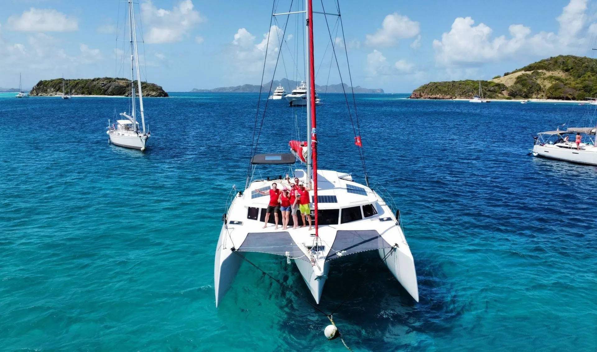 12.9m Le Marin Catamaran Hire