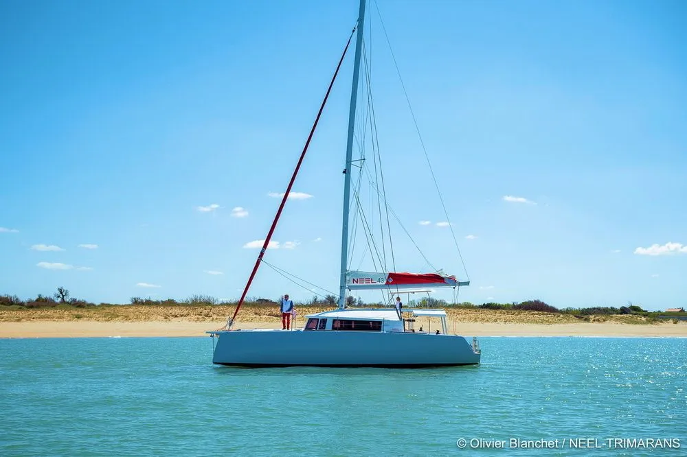 Explore La Trinite-sur-Mer on a 12.9m Rental Catamaran