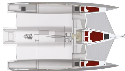 Explore La Rochelle on a 13.11m Rental Catamaran Neel 43