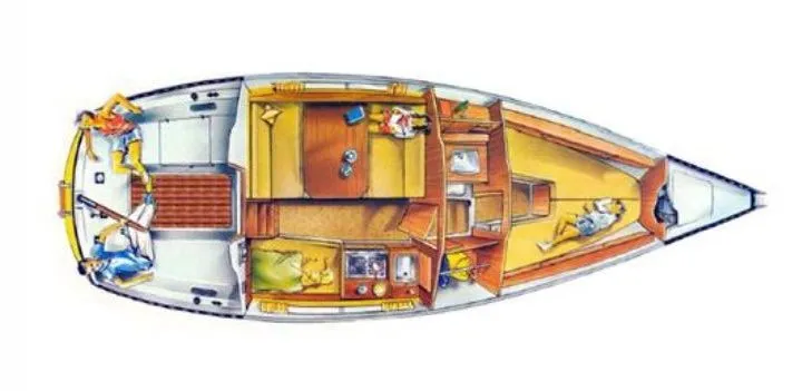 Rent a 8.45m Sailing Yacht in Siófok