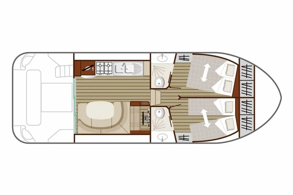Explore Kisköre on a 10.85m Rental Boat