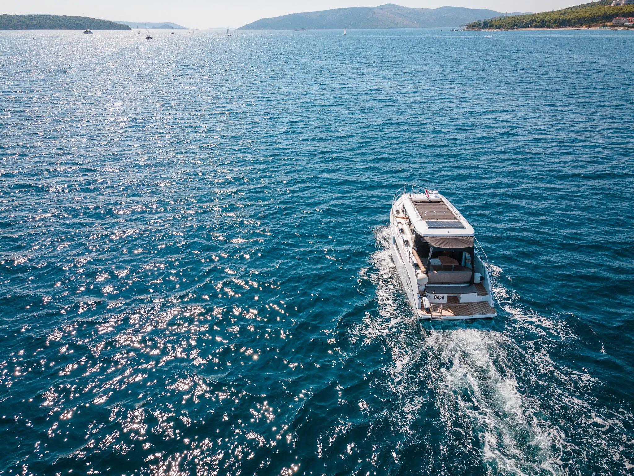Explore Trogir on a 10.3m Nikhen Aquasun 34 Motor Yacht Rental