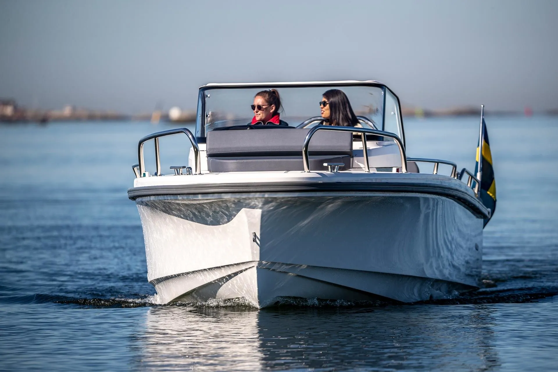 Red Charter Boat