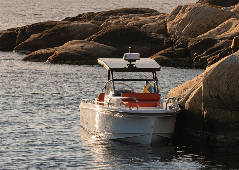 Red Charter Boat