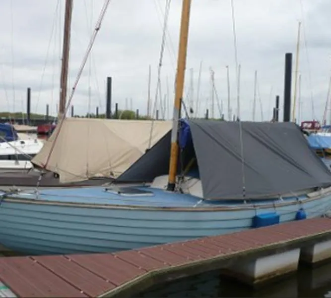 Explore Krummin on a 7.68m Rental Sailing Yacht Nordic Folkboat 370