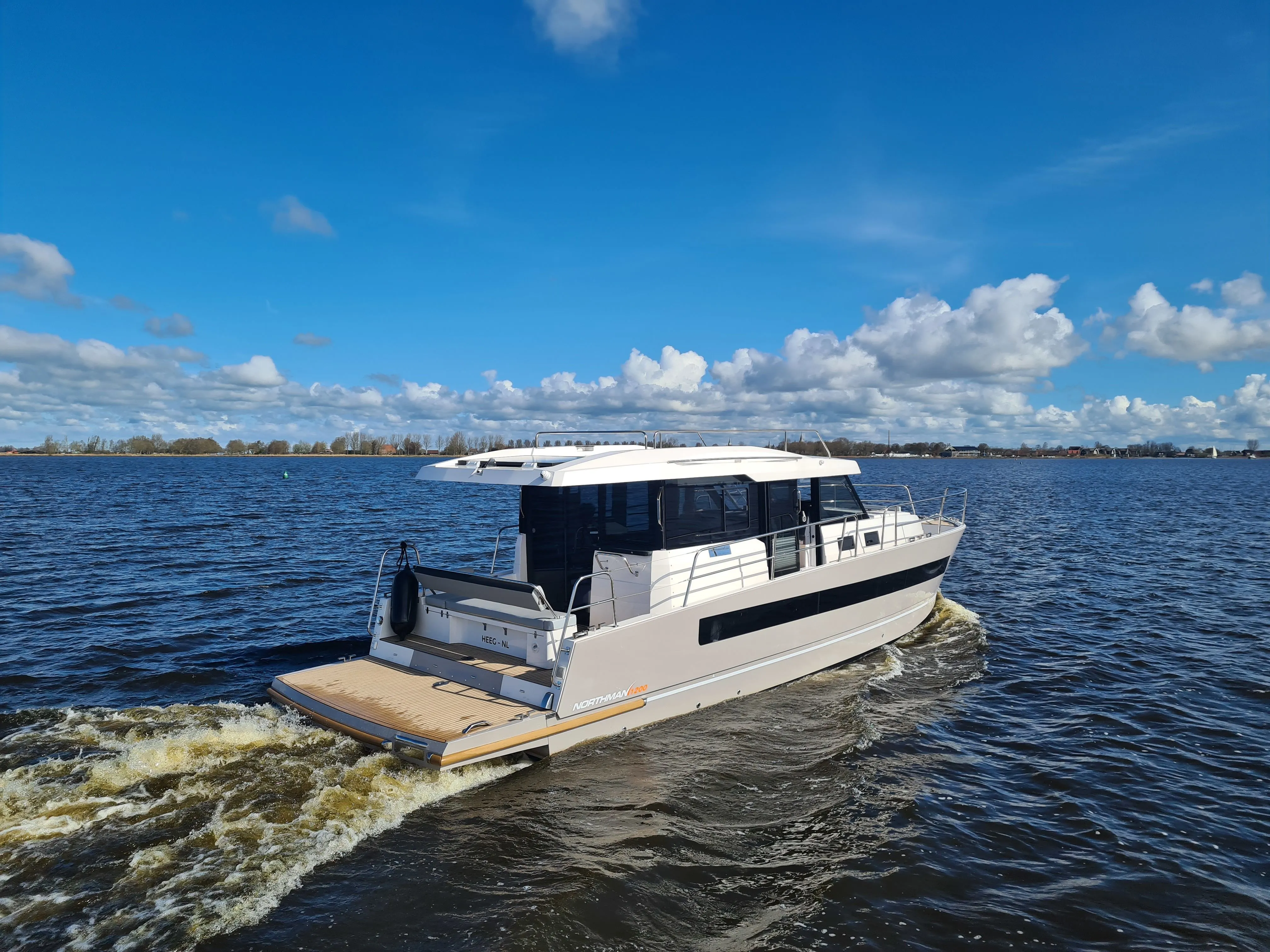 Explore Marknesse on a 12.26m Rental Boat