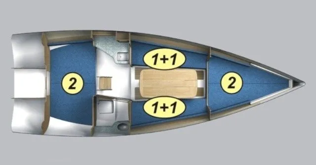 Charter a 8.2m Northman Maxus Evo 24 Sailing Yacht in Wilkasy