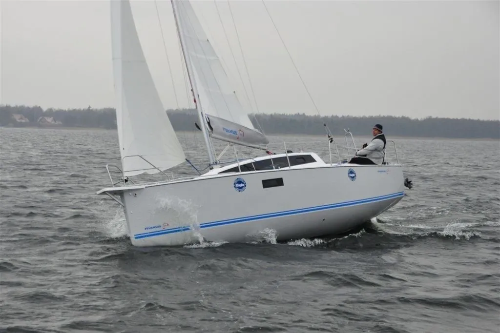 Explore Wilkasy on a 8.4m 2 Cabin Sailing Yacht Rental