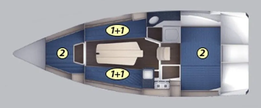 Charter a 8.4m Northman Maxus 26 Sailing Yacht in Wilkasy