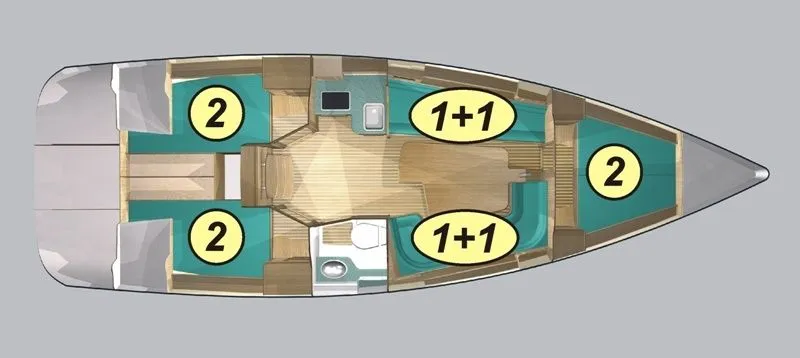 Rent a 10.45m Northman Maxus 33.1 in Węgorzewo