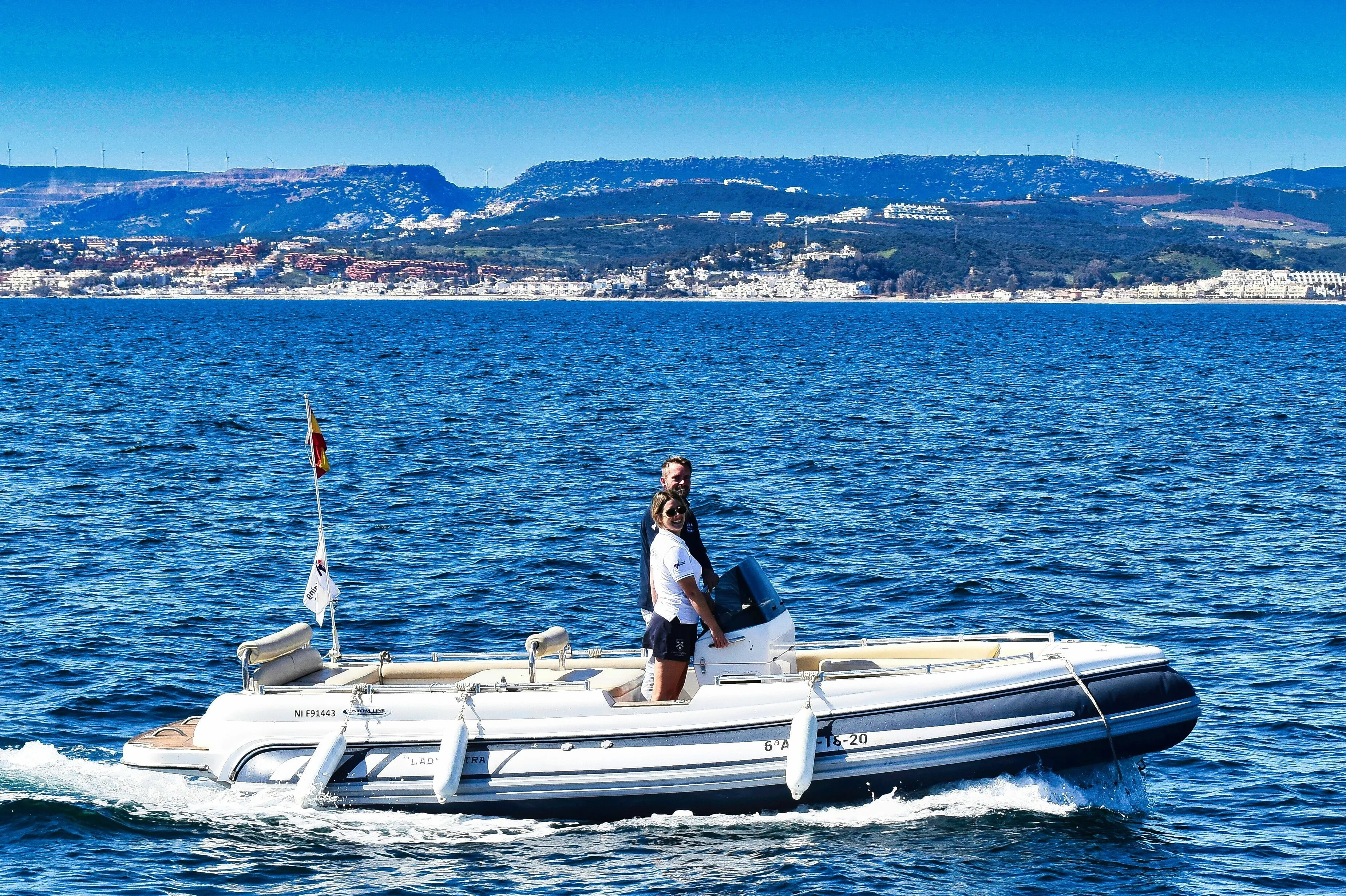Explore Estepona on a 6.5m Rental Novurania 650