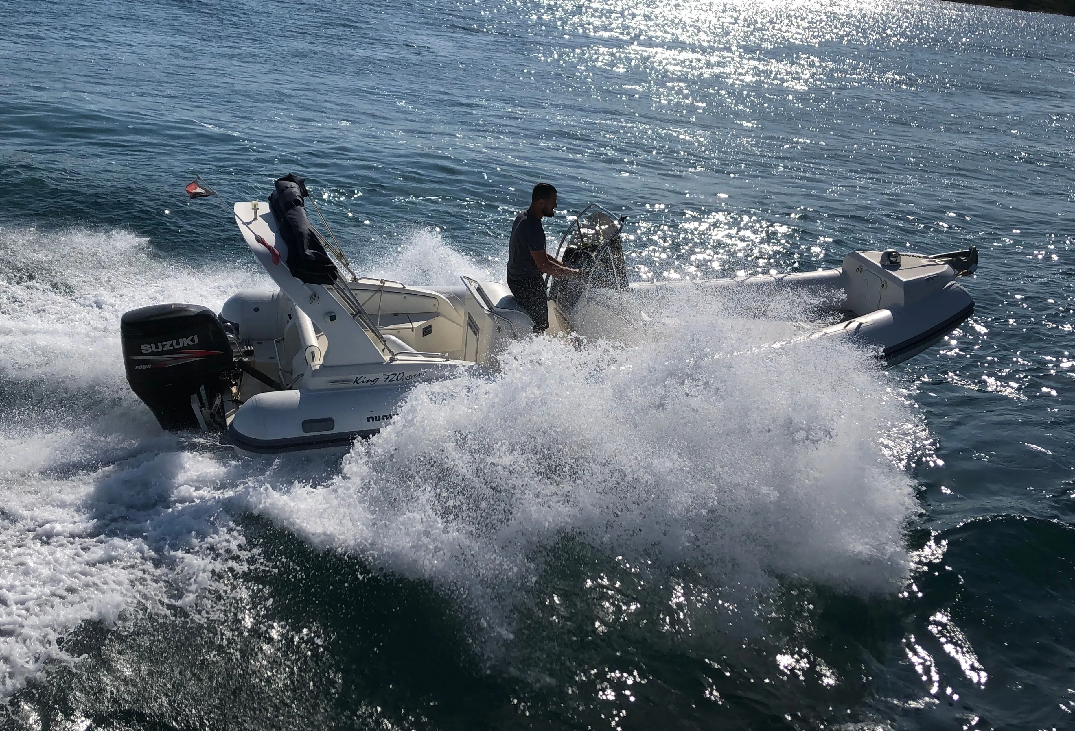 Explore Biograd na Moru on a 7.2m Nuova Jolly 720 Motor Boat Rental