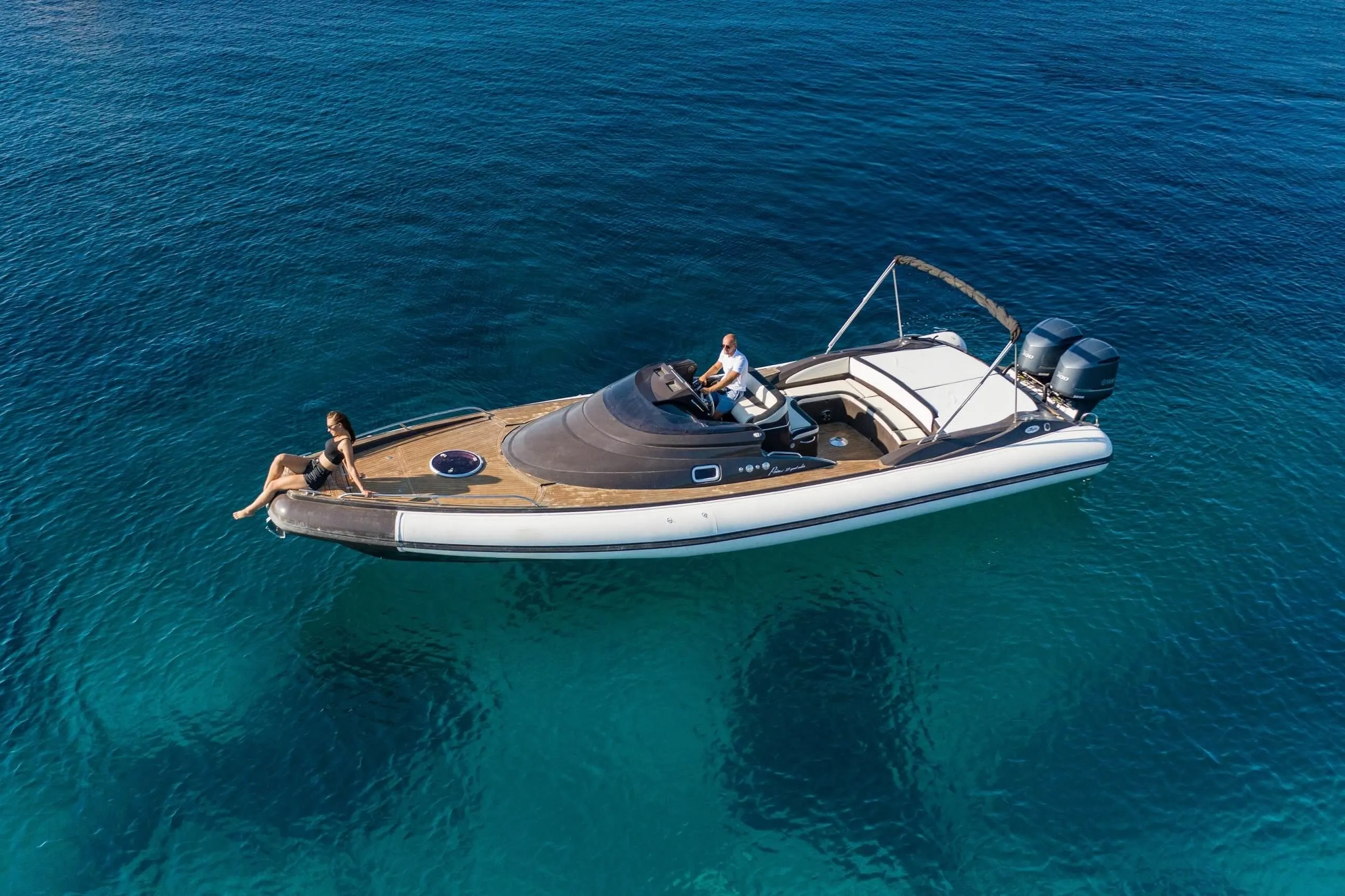 Explore Hvar on a 10.7m Nuova Jolly Prince 35 Motor Boat Rental