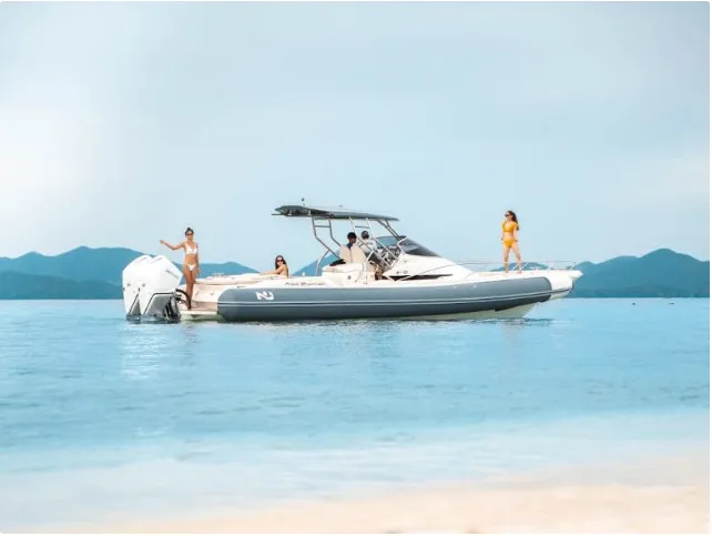 Explore Koh Kaew on a 11.9m Nuova Jolly Prince 38 Motor Boat Rental