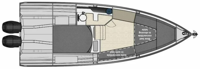 Charter a 9.2m Motor Boat Nuva Yachts M9 Cabin in Biograd na Moru
