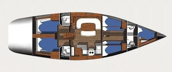 Rent a 15.95m 4 Cabin Sailing Yacht in Porto