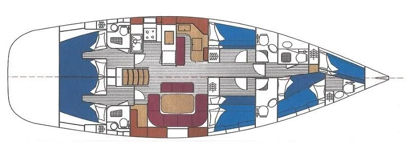 Explore Nea Peramos on a 15.98m Ocean Yachts 56 Sailing Yacht Rental