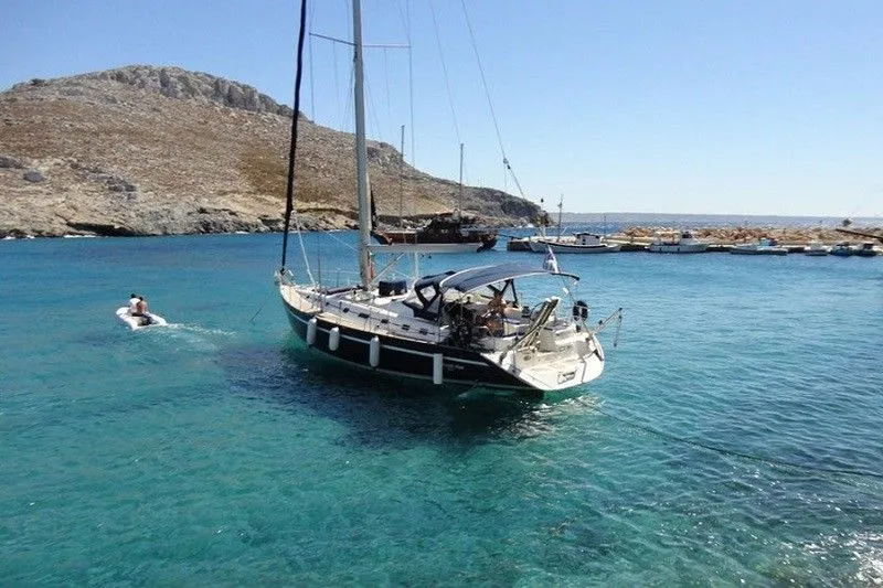 Explore Nea Peramos on a 15.98m Ocean Yachts 56 Sailing Yacht Rental