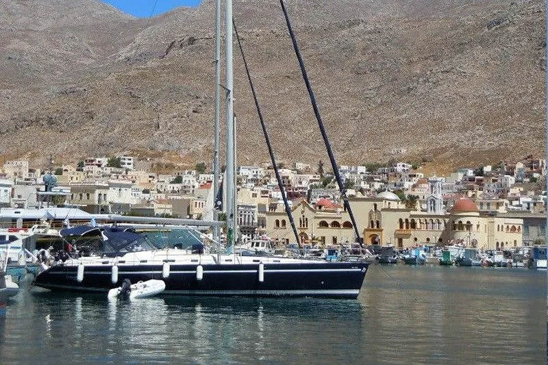 Explore Nea Peramos on a 15.98m Ocean Yachts 56 Sailing Yacht Rental