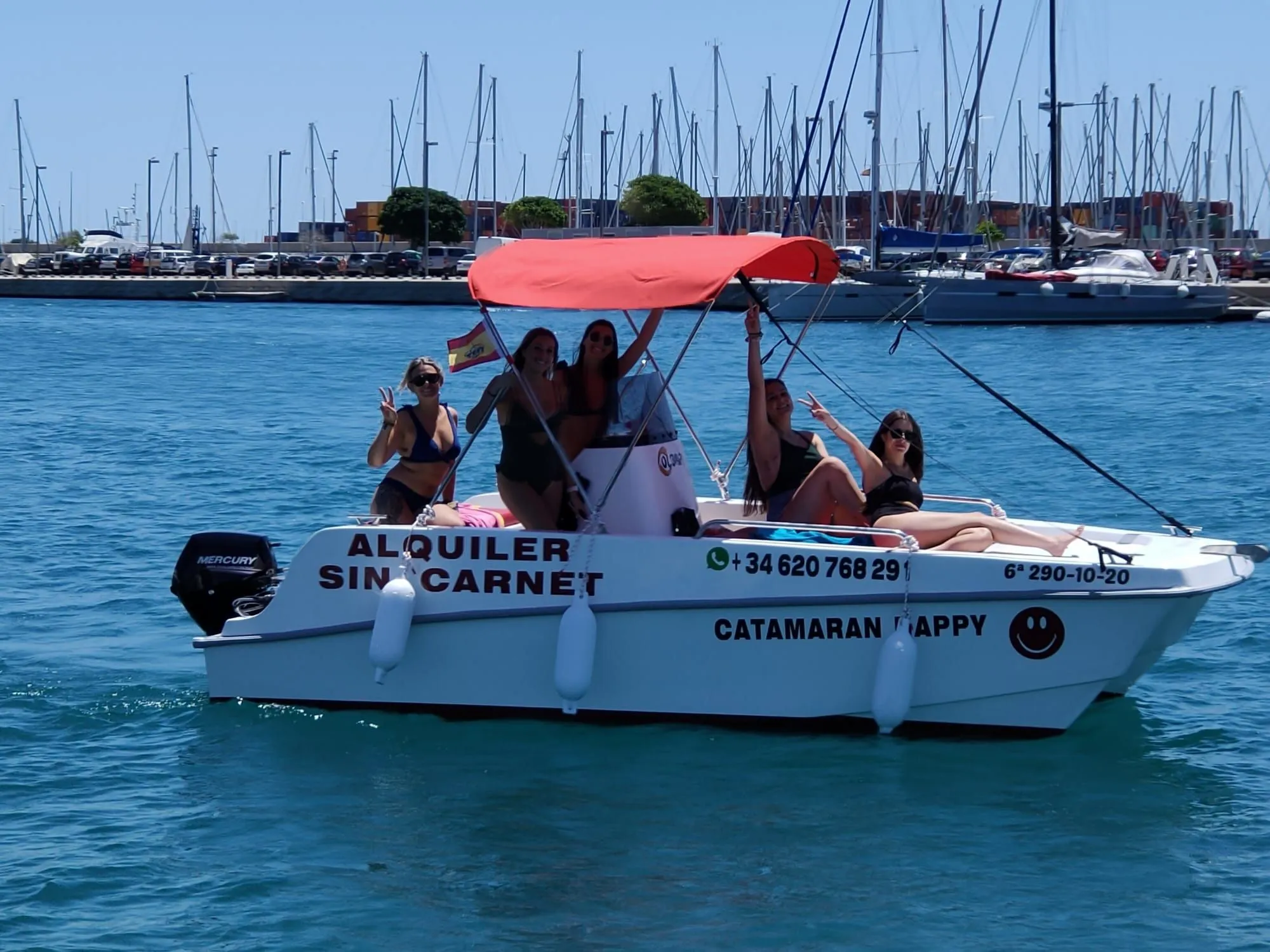 Explore Valencia on a 5m Rental Boat