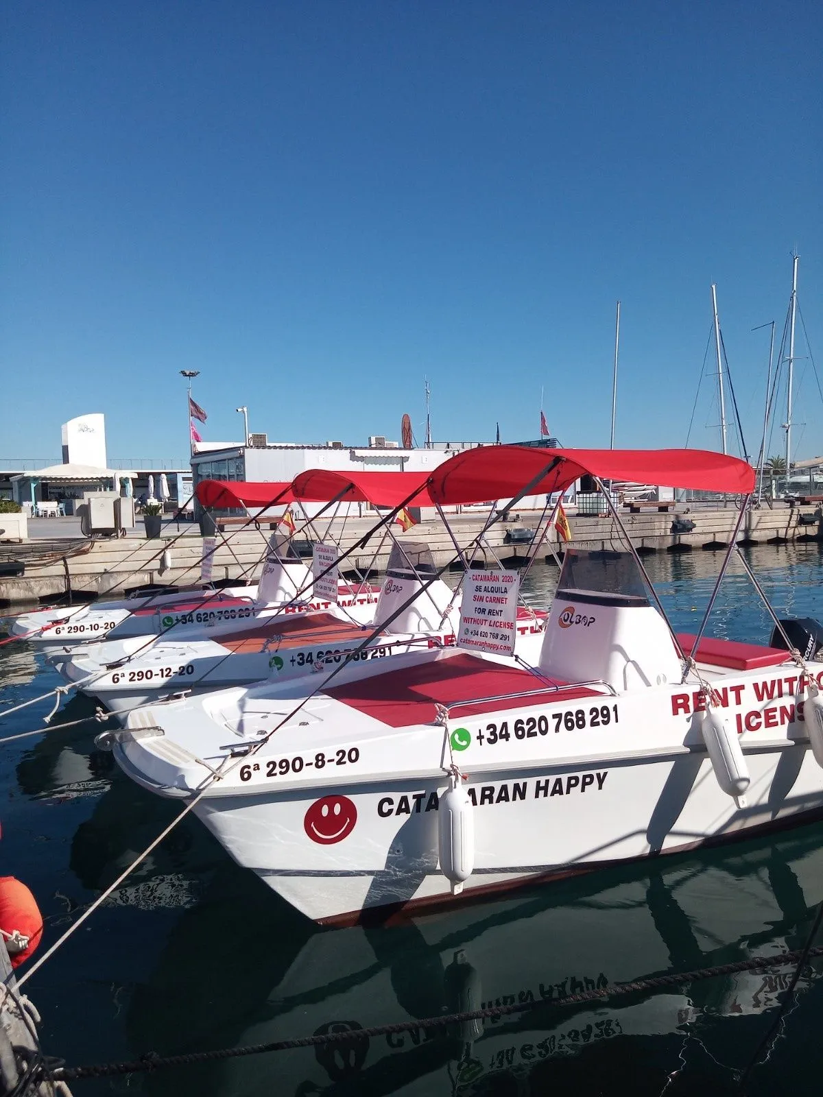 Explore Valencia on a 5m Rental Motor Boat Olbap 5