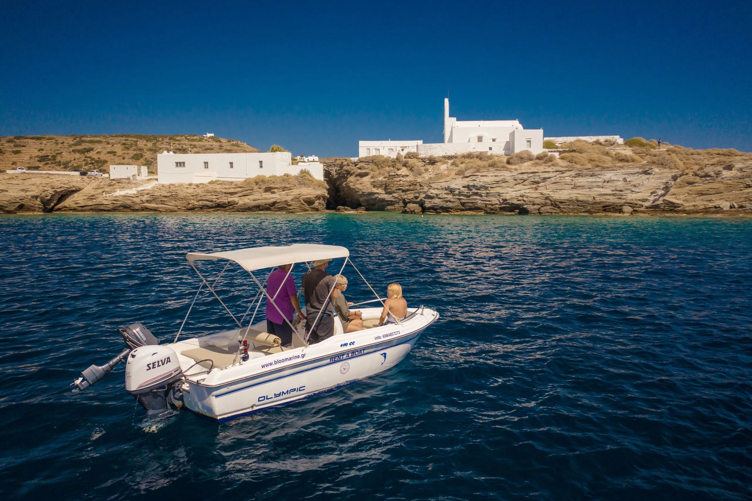 5m Sifnos Motor Boat Hire
