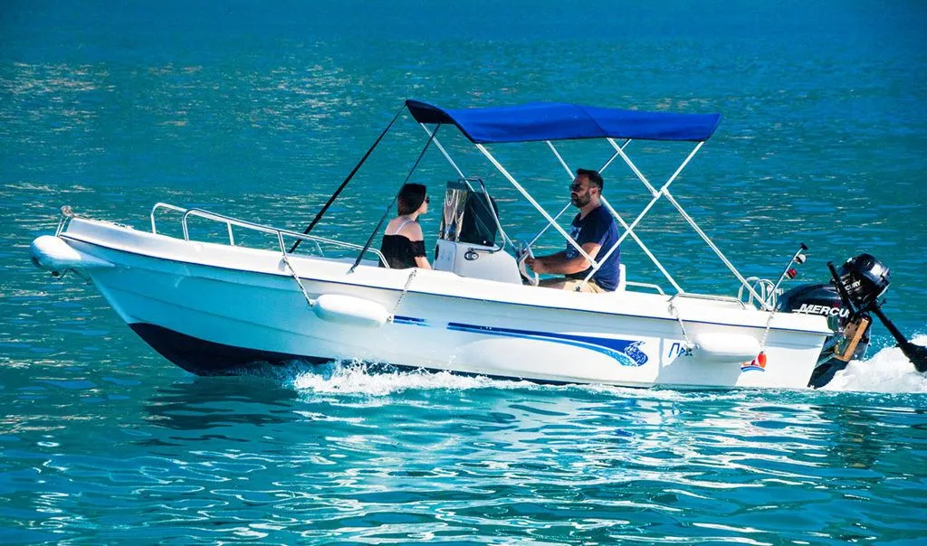 Charter a 5m Olympic Lux Motor Boat in Nydri