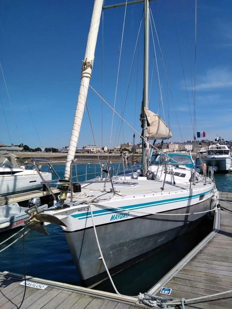 Explore Saint Malo on a 13.37m Ovni 435 Sailing Yacht Rental