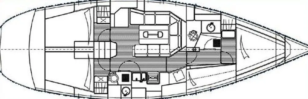 Explore Saint Malo on a 13.37m Ovni 435 Sailing Yacht Rental