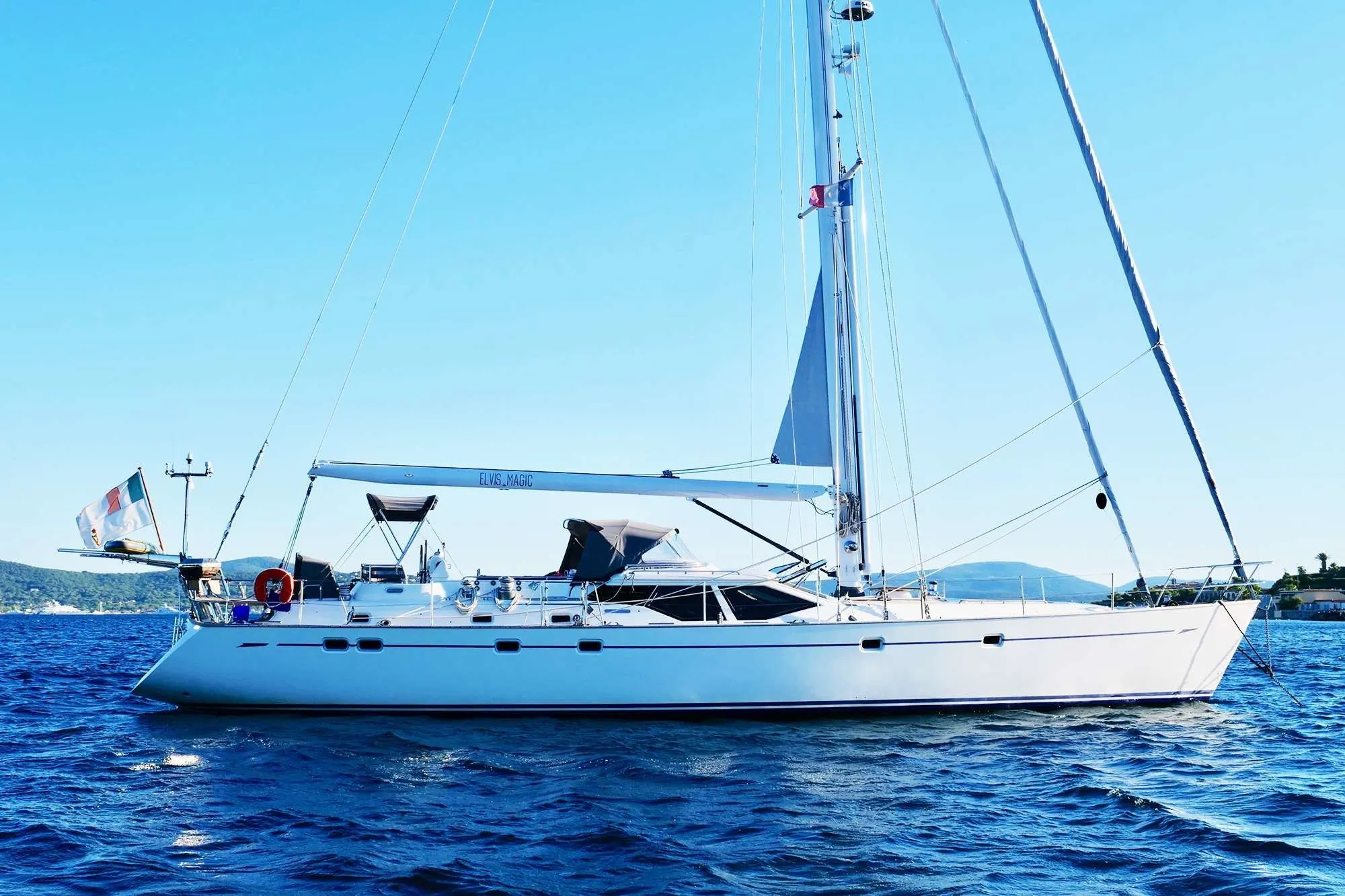 Explore Ribishi on a 20.11m 3 Cabin Sailing Yacht Rental