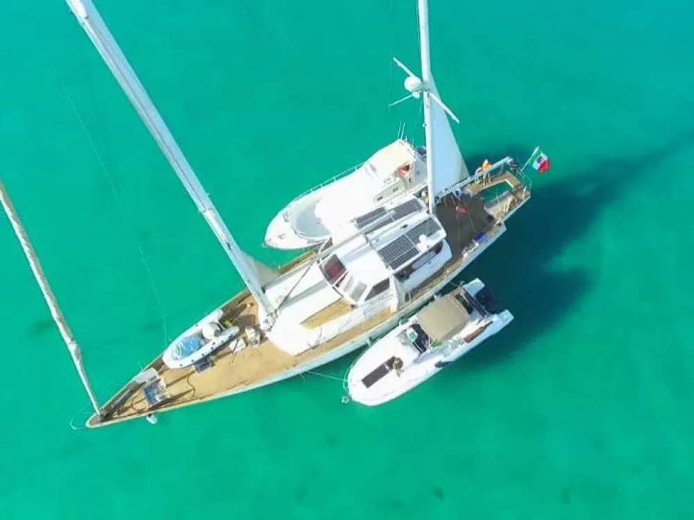 Explore Ibiza Town on a 24m Rental Boat