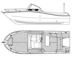 Rent a 7.7m Motor Boat in Santa Pola