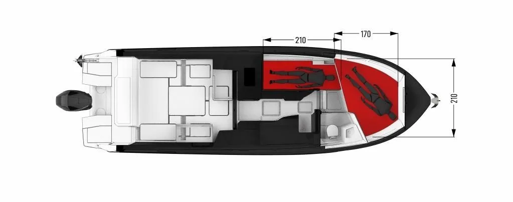 Rent a 9.2m 2 Cabin Motor Yacht in Opatija