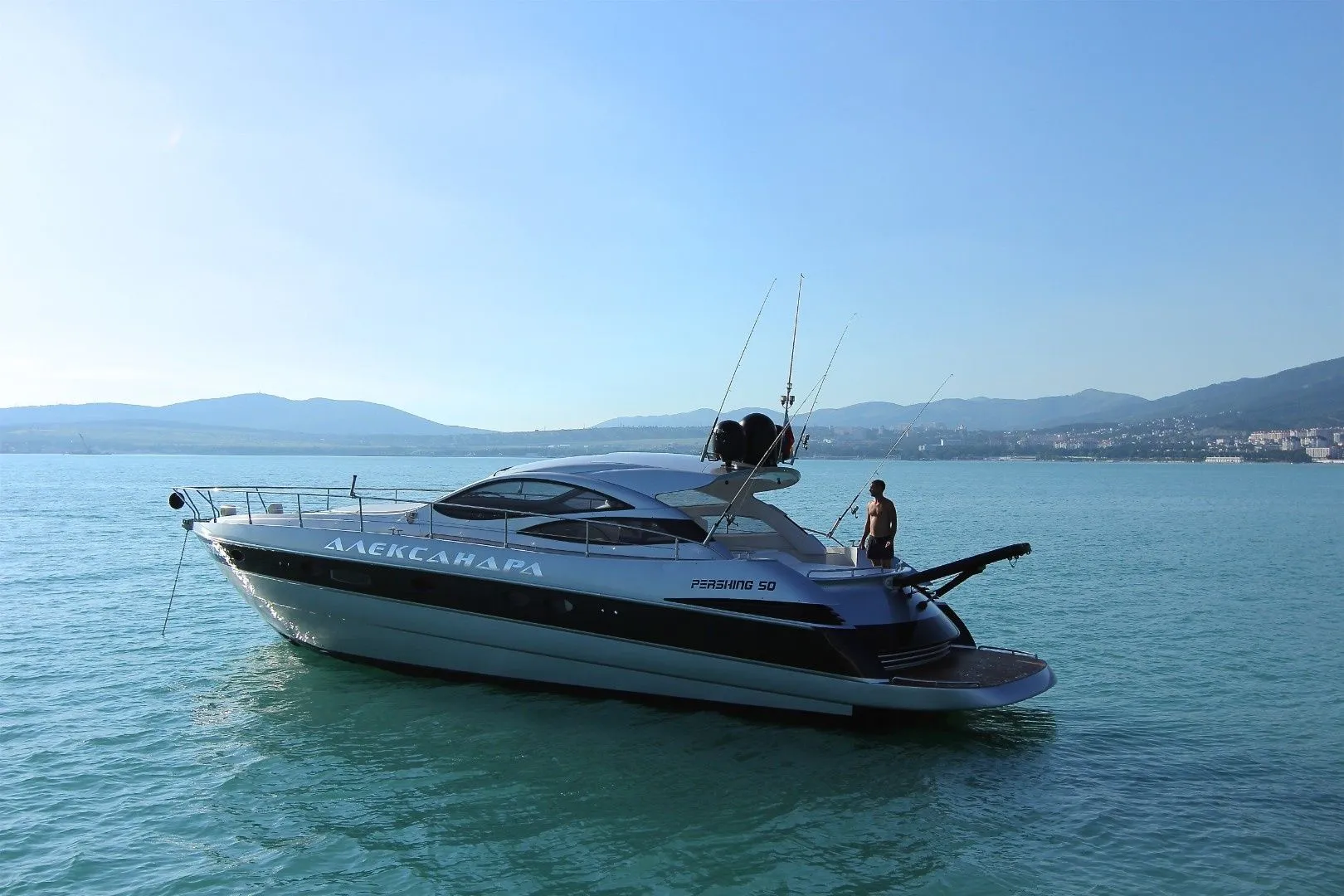 15.83m Gelendzhik Pershing 50 Motor Yacht Hire
