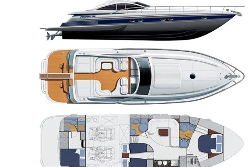 Rent a 17.73m Pershing 54 Motor Yacht in Santa Eularia des Riu