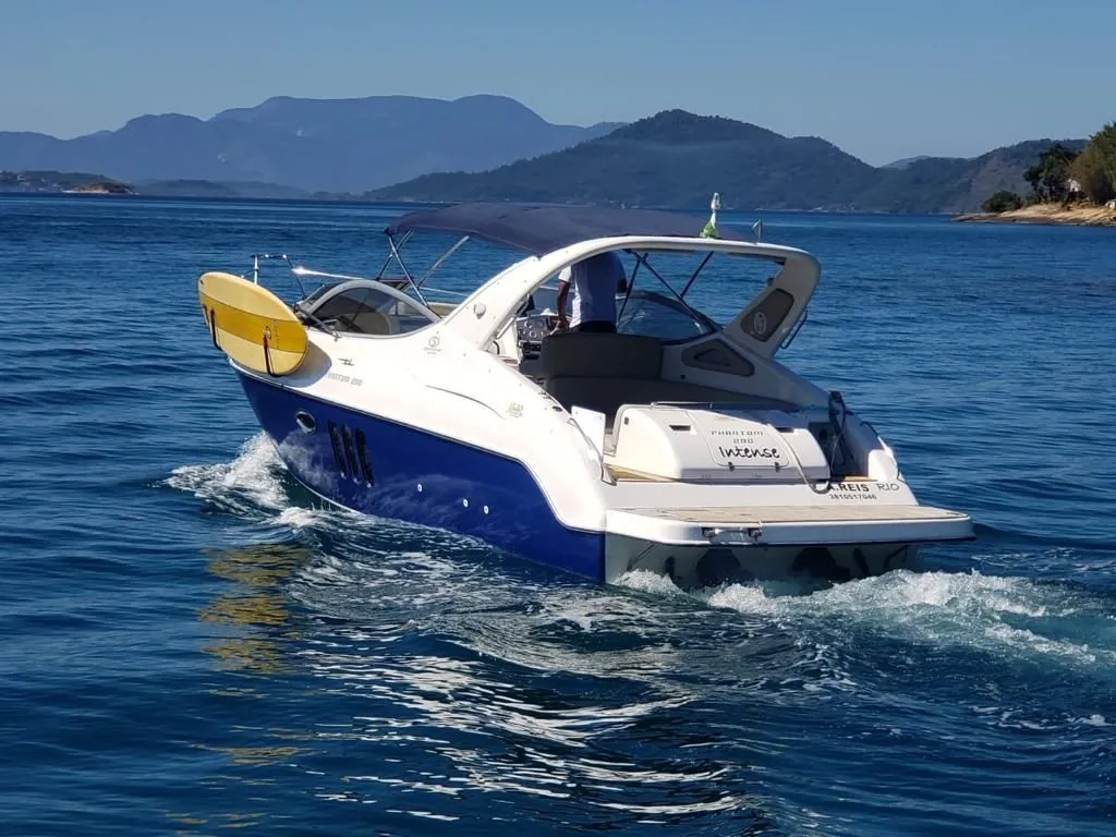 Explore Porto Frade on a 9.28m Rental Motor Yacht Phantom 290