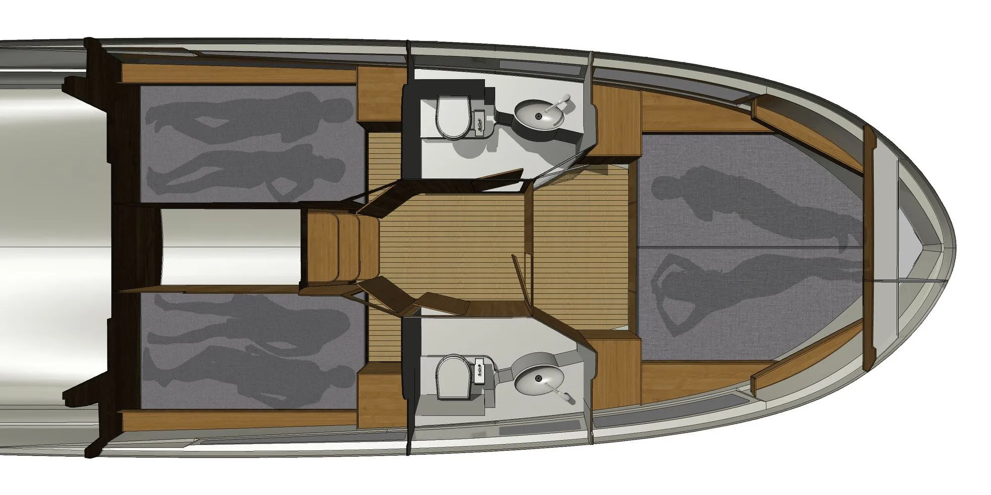 Rent a 10.38m 3 Cabin Motor Yacht in Wolfsbruch