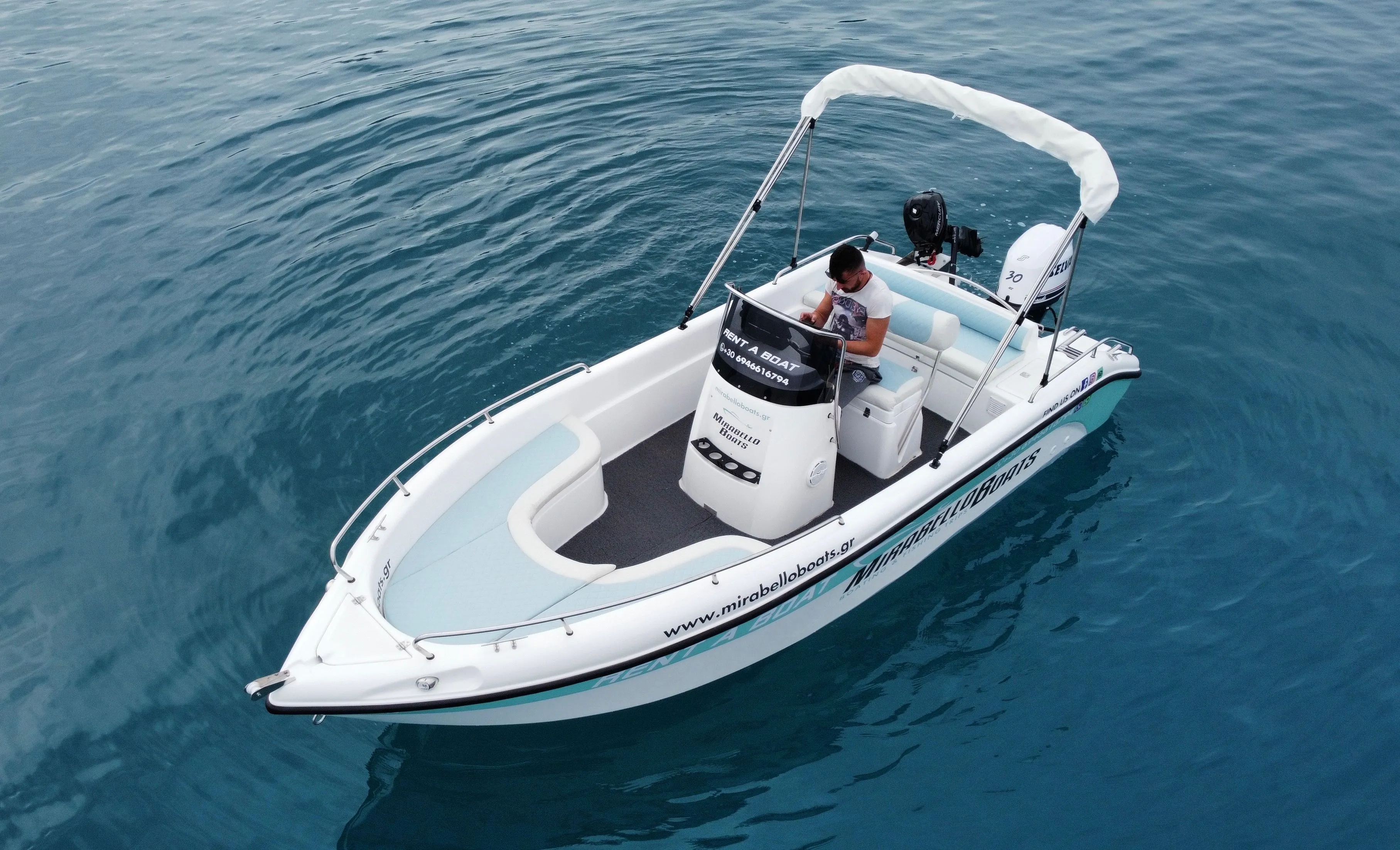 5.8m Agios Nikolaos Poseidon Blue water 185 Hire
